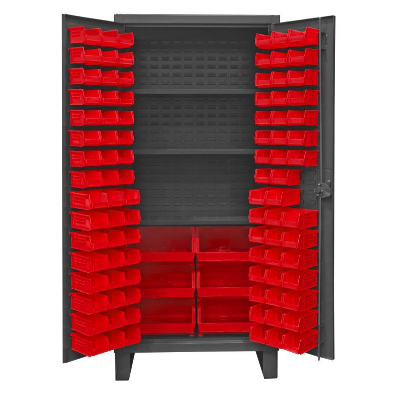 Armoire H 78 po x l 36 po x P 24 po, Rouge