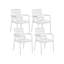 Elyria 4 - Person Patio Dining Set with Round Table , Cushions Included-1751919567