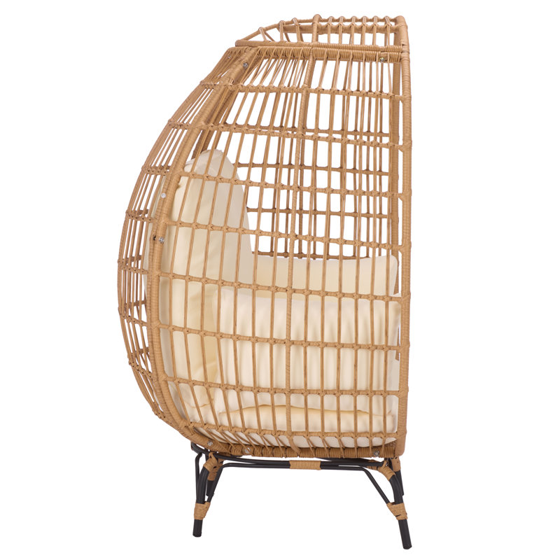 Emmett Outdoor Lounge Chair, Beige