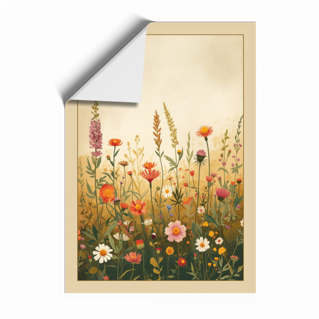 Wildflower Meadow Botanical - Framed Print