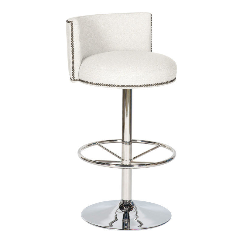Michael Weiss 31"Nevin Bar Stool, Kennelly Snow, Yes