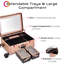 Organisateur de maquillage en métal 4 compartiments