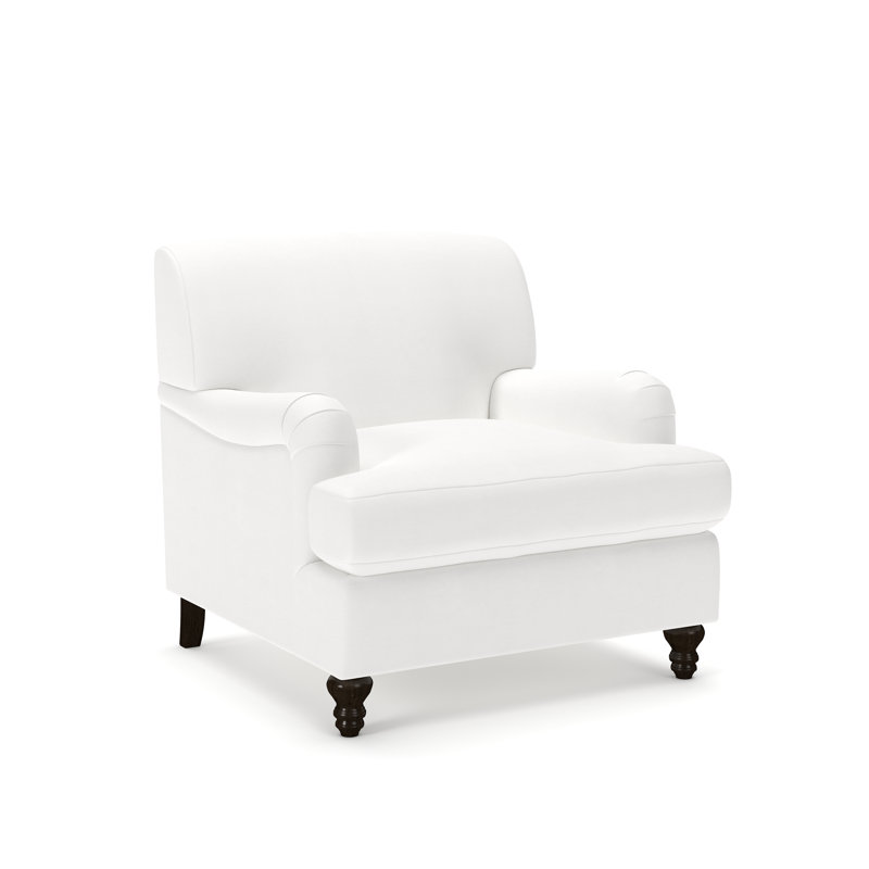 Walters Tight Back Chair, Bayou Off White Canvas