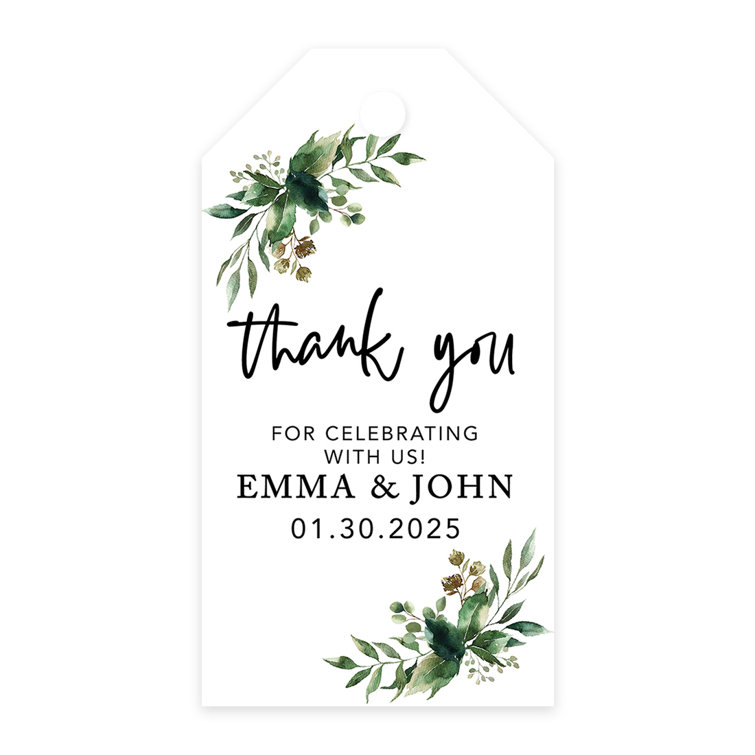 Wedding Favor Tags