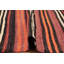 Tapis rayé kilim 5 x 8 avec tons terreux