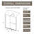 30 - 60 In.W X 72 In.H Shower Sliding Door Walk-In 1/4 Inch Thick Glass Panel With Stainless Steel Handle