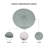Sunbrella Indoor/Outdoor Floor Pillow, 24 Inch Circular Cushion Cover with Insert-116426984-116426980
