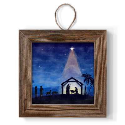 5.25'' Wood Photo Ornament