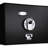 23 Cu Ft Robust Biometric Safe, Made Of Quality Steel Safe With Space, Resists Intruders - Black