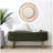 Ottoman Oval Storage Bench,Rubber Wood Legs, (43.5"x16"x16")-1071744708