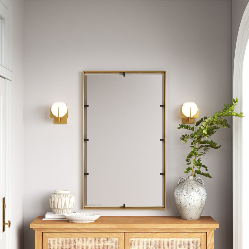 Zuma Metal Flat Wall Mirror