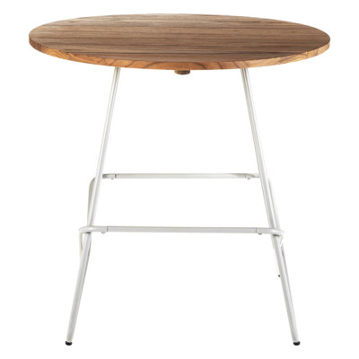 Ingle Elm Round Wood Top Dining Table