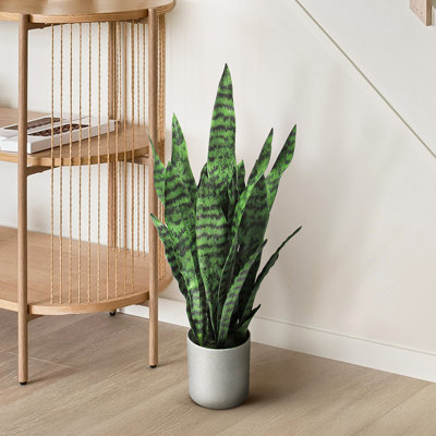 Artificial Sansevieria Snake Plant in Pot