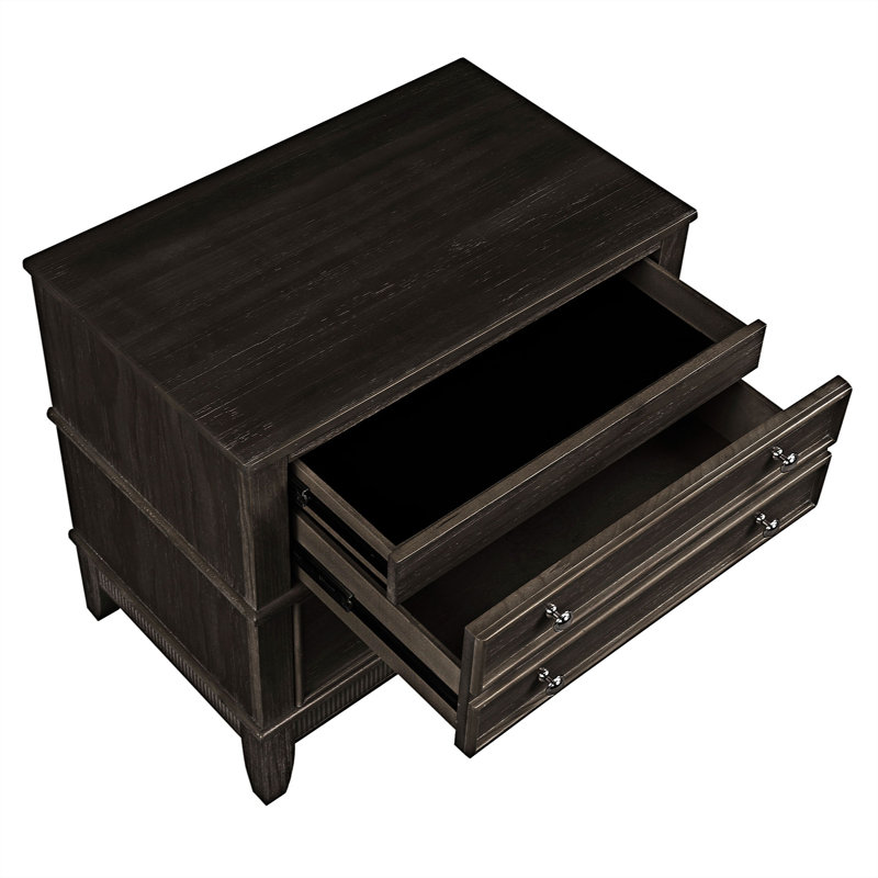 27.3 " W Pine Solid Wood Nightstand