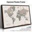 Carte du monde personnalisée en forme de punaise avec tons de terre-404851419-405665604-404851417
