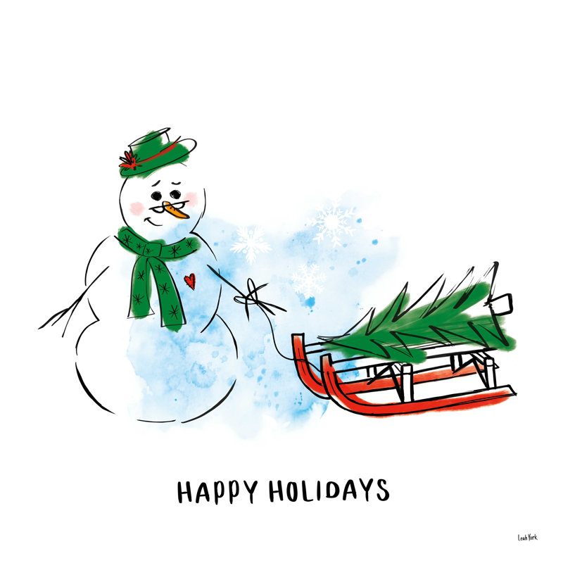 Neige beaucoup de plaisir II, H 12 po x l 12 po, Non, Toile tendue