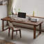 70.87"Light walnut Rectangular Solid Wood desk-1151196957