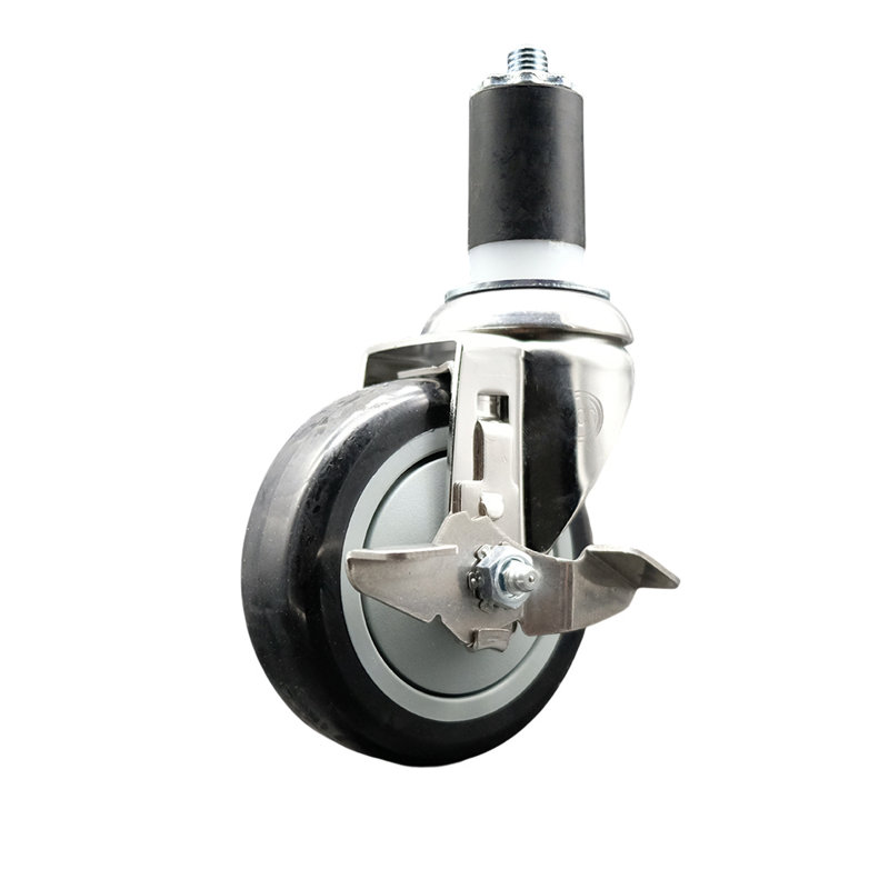 Polyurethane Casters, Black
