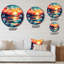 Horloge murale en métal Sunset On The Beach-93381635