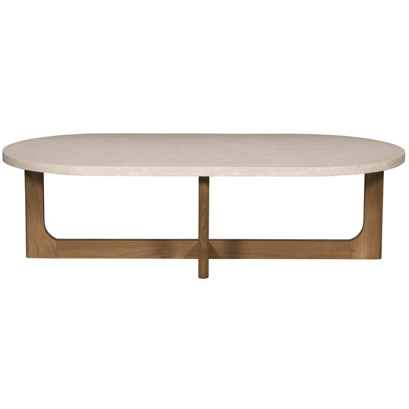 Bliss Outdoor Oval Teak Coffee Table