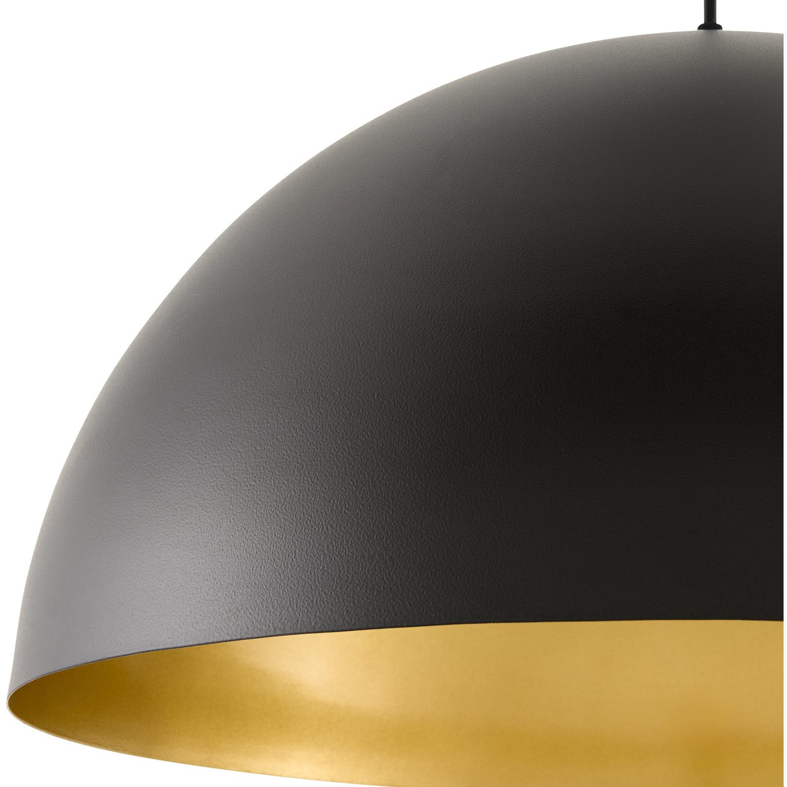 Amil Single Light Pendant, Black