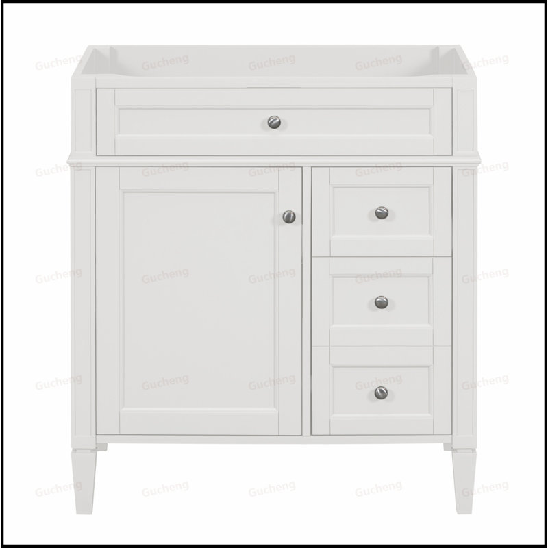 Meuble-lavabo de 30 po seulement, Blanc