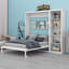Full Size Murphy Bed Wall Bed With Shelves-307829557