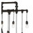 20 - Light Wrought Iron Bulb Pendant