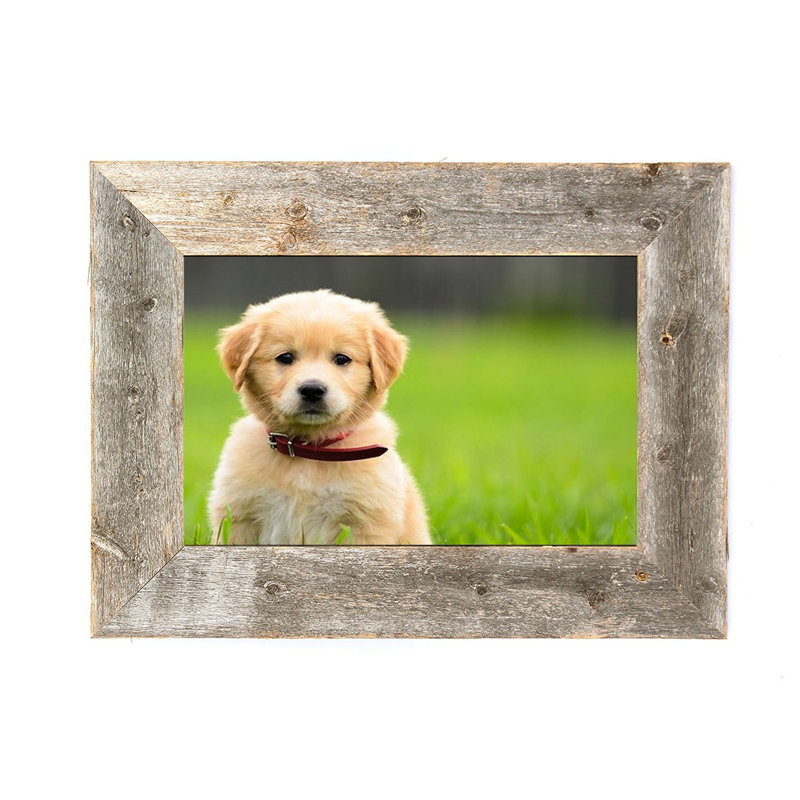 Cadre photo rustique en bois, 11 po x 17 po