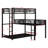 Goessel Twin Bunk Bed with Built-In Ladder