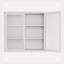 Armoire de rangement murale, verre trempé flûte-1247055856