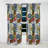 Us California Licence Plates - Abstract Modern Blackout Curtain Single Panel-1316543446
