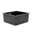 Belfry Kitchen Mascarenaz 17.32mm W Single Bowl Stainless Steel Drop-In Kitchen Sink