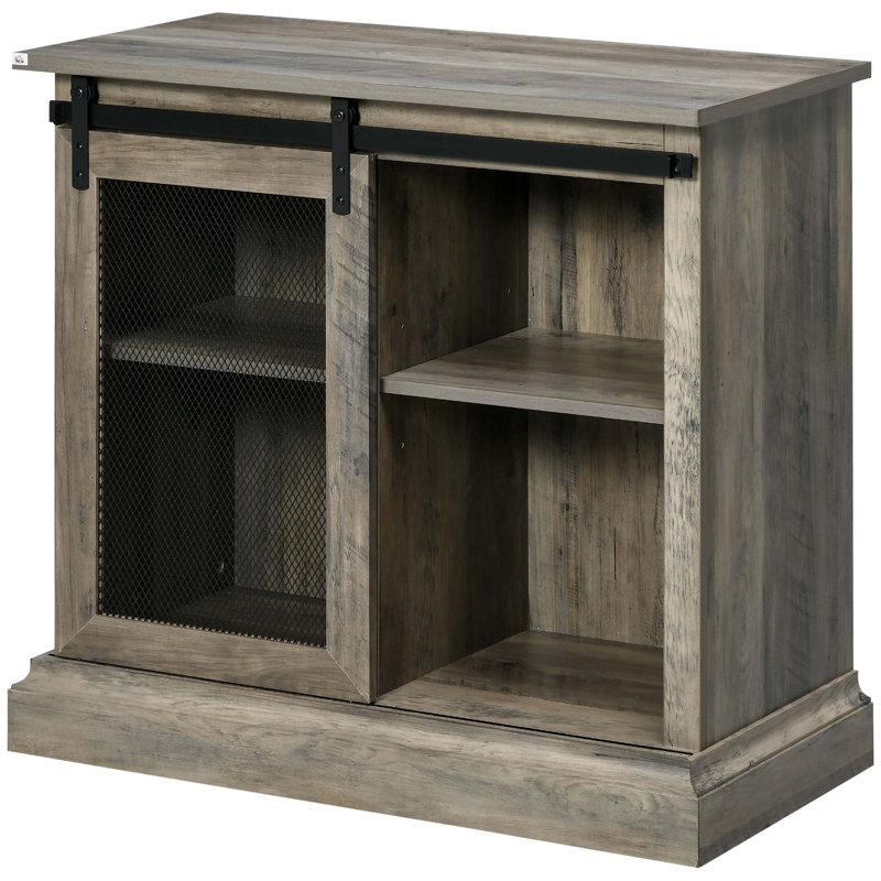 Buffet polyvalent rustique pour le salon avec rangement personnalisable, parfait pour organiser et exposer