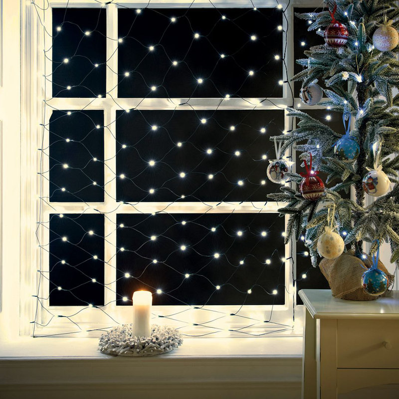 LED Indoor / Outdoor Net Lights, Warm White