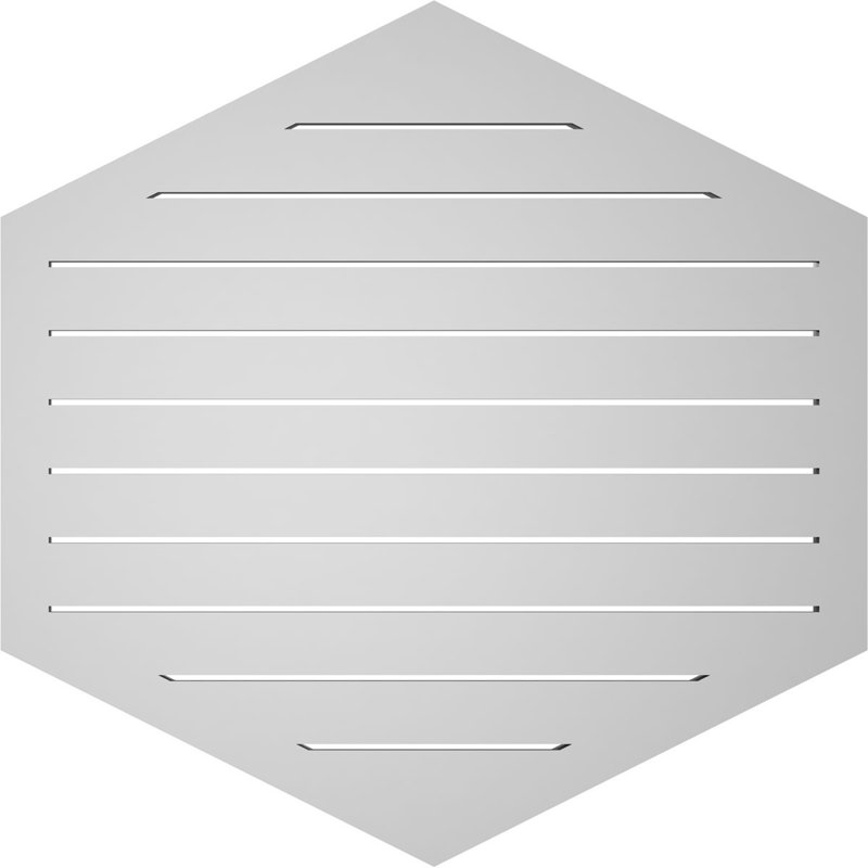Pente verticale verticale en uréthane 6 pi, 1.5" H x 36" W x 36" L