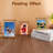 Gold Floating Picture Frames, Set of 3 including 6"×6",6"×8",7"×9"