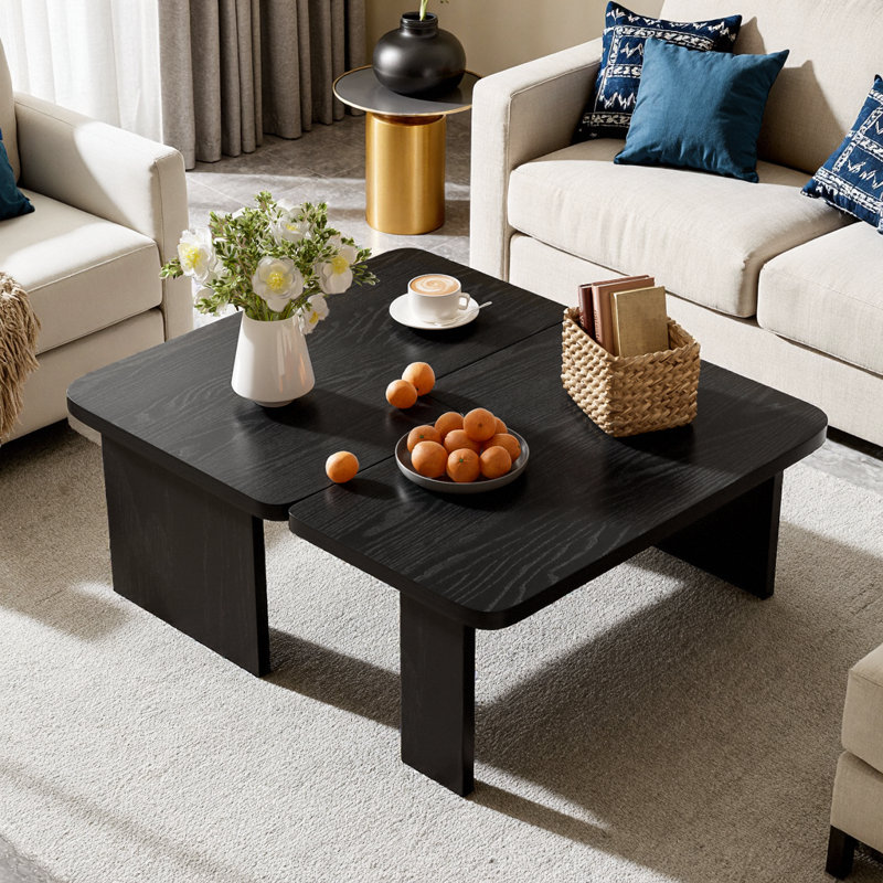 Ensemble de tables basses Modern, Black