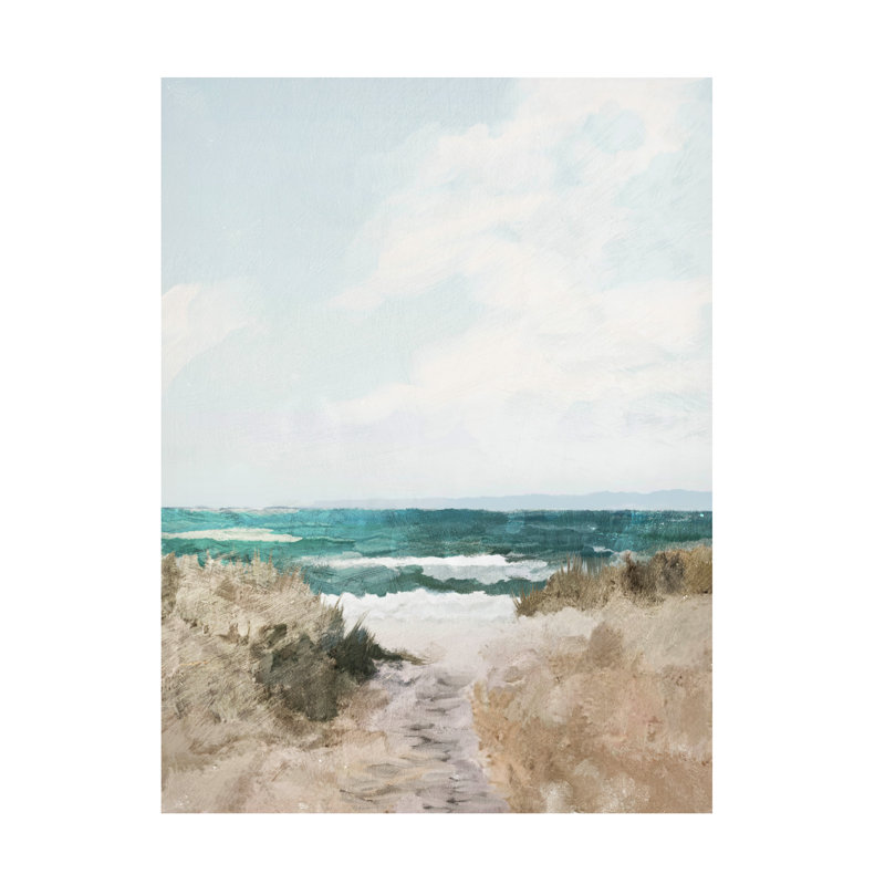 Bolog Dan Hobday Beach Path Canvas Art, 47" H x 35" W
