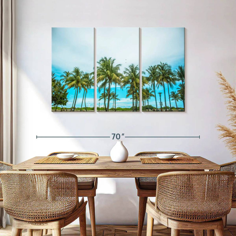 Cocotiers Gillard, Floride, H 36 po x l 57 po