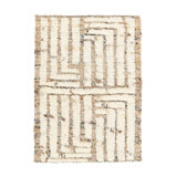 Tuku Geometric Shapes Area Rug in Ivory