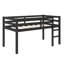 Lit mezzanine simple surélevé avec échelle-2028300185