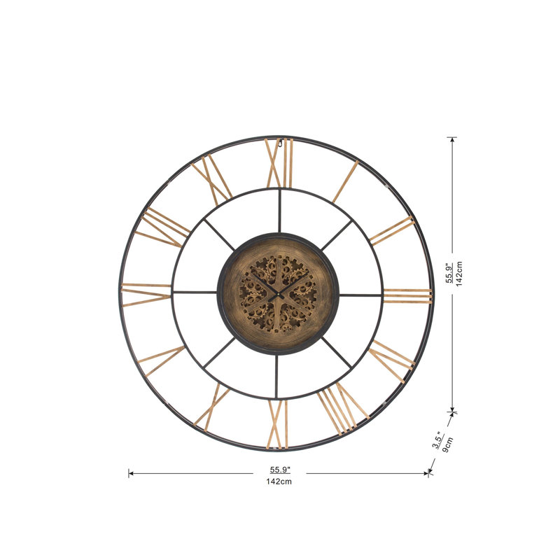 Metal Wall Clock