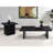 Caroline Black Rectangular Engineered Laminate Coffee Table