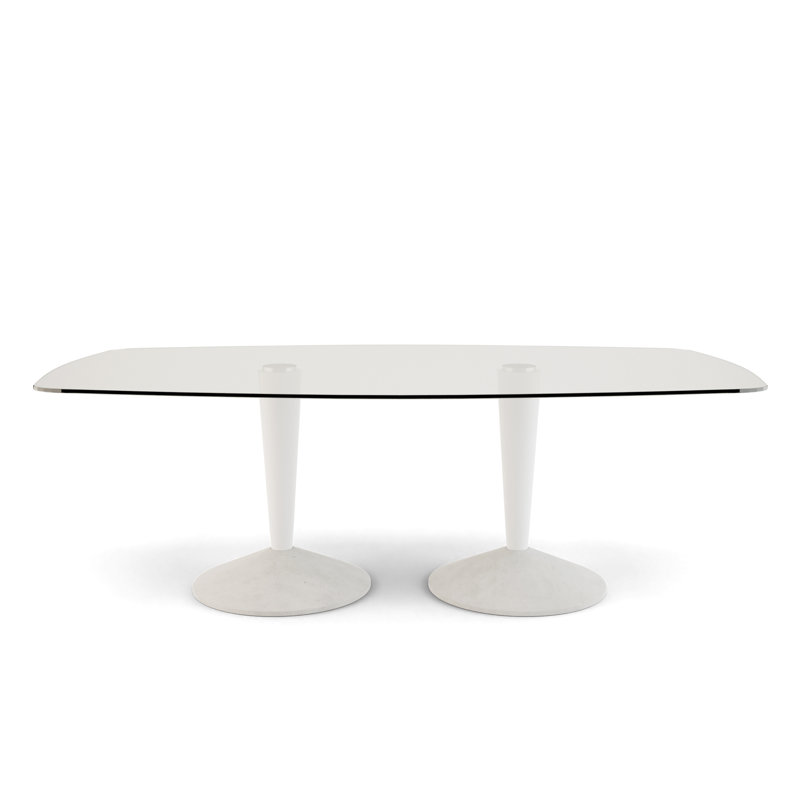 Selen Glass Top Dining Table