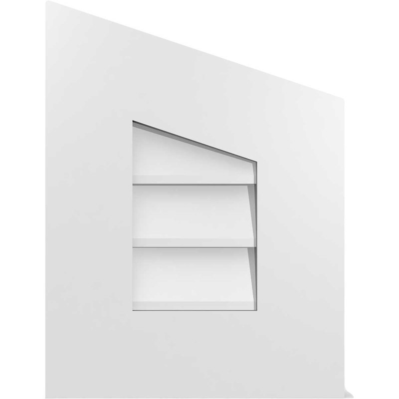 Évent en demi-pointe à montage sur surface droite Signature, H 16 po x l 12 po x P 1 po