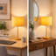 LAMPE DE TABLE PEINTE Ezequil
