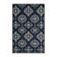  Tapis bleu marine et blanc lavable-814879024