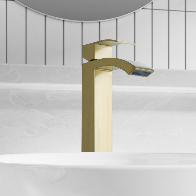 Vessel Sink Faucet Single-handle Bathroom Faucet, Gold