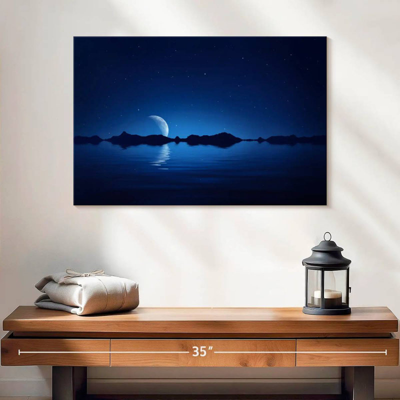 Gillard Ocean Moon, 16" H x 24" W